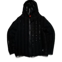 424 Black Laddering Hoodie
