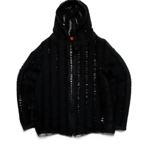 424 Black Laddering Hoodie
