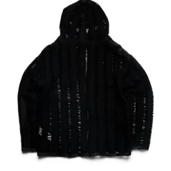 424 Black Laddering Hoodie