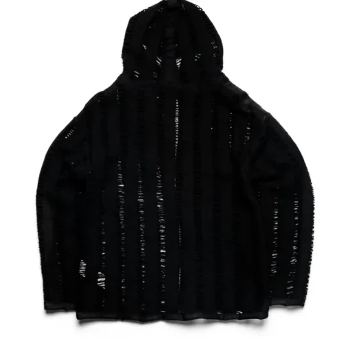 424 Black Laddering Hoodie