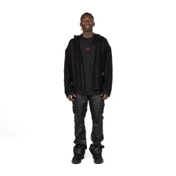 424 Black Laddering Hoodie