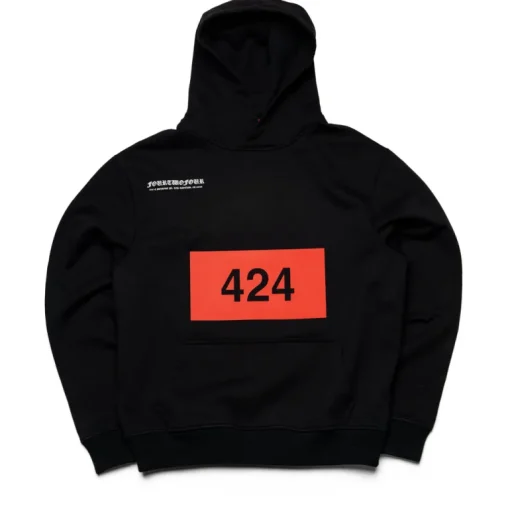 424 Felpa Stampata Hoodie