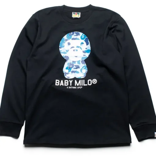 A Bathing Ape ABC Camo Baby Milo L/S Tee