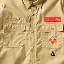 A Bathing Ape Bape Boyscout Relaxed Fit Shirt