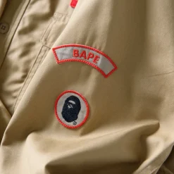 A Bathing Ape Bape Boyscout Relaxed Fit Shirt