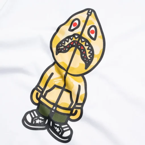 A Bathing Ape Camo Classic Milo Shark Tee