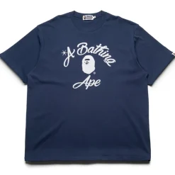 A Bathing Ape Chain Stitch College Tee