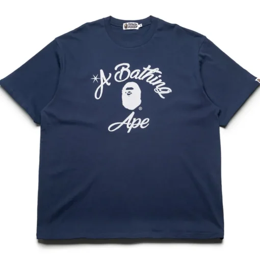 A Bathing Ape Chain Stitch College Tee
