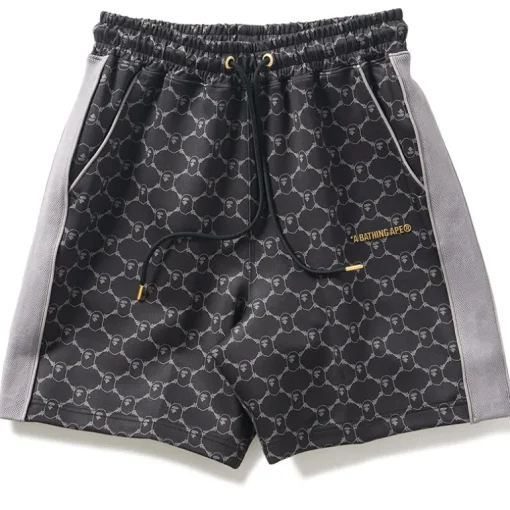 A Bathing Ape College Monogram Sweat Shorts
