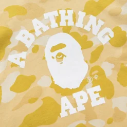 A Bathing Ape Color Camo College Tee
