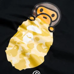 A Bathing Ape Color Camo Milo On Head Tee