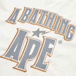 A Bathing Ape Crack Print Pattern Logo Tee