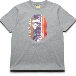 A Bathing Ape Fans Scarf Pattern Ape Head Tee