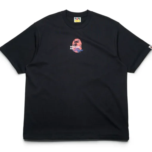 A Bathing Ape Floral Solid Camo Medium Ape Head Tee