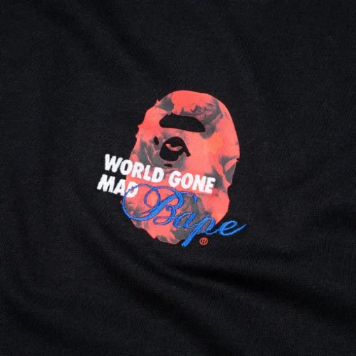 A Bathing Ape Floral Solid Camo Medium Ape Head Tee