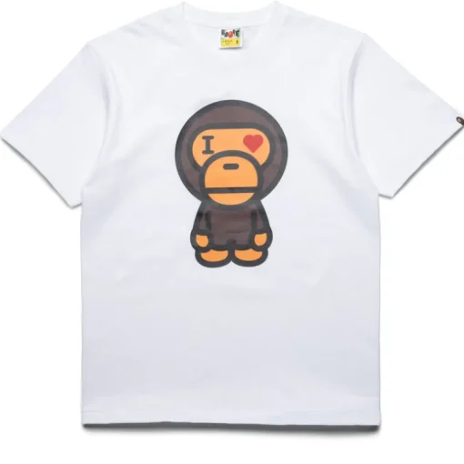 A Bathing Ape Heart Baby Milo Tee