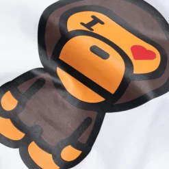 A Bathing Ape Heart Baby Milo Tee