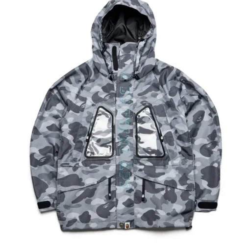 A Bathing Ape Honeycomb Camo Snowboard Jacket