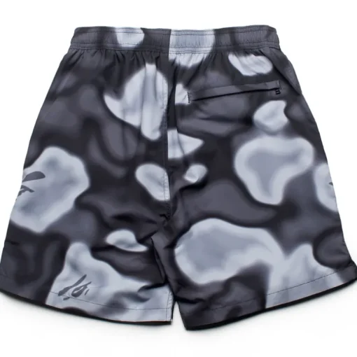 A Bathing Ape Liquid Camo One Point Beach Shorts