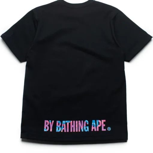 A Bathing Ape Liquid Camo Ape Face Sta Tee