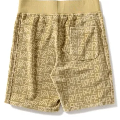 A Bathing Ape Logo Monogram Velour Shorts
