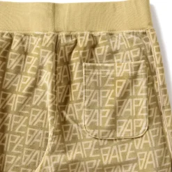 A Bathing Ape Logo Monogram Velour Shorts