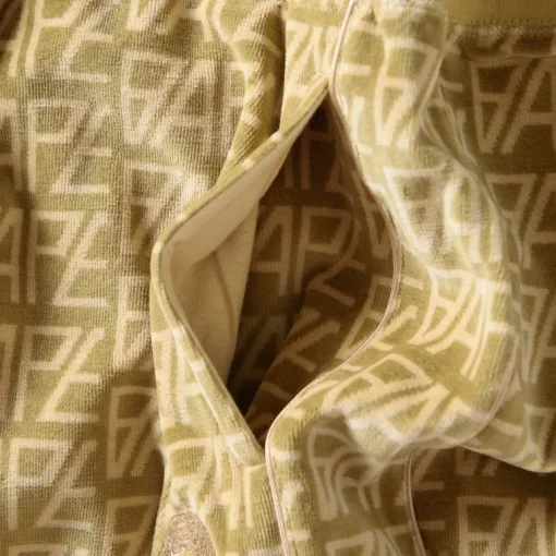 A Bathing Ape Logo Monogram Velour Shorts