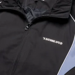 A Bathing Ape Logo Nylon Track Jacket
