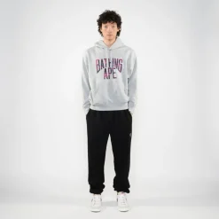 A Bathing Ape NYC Logo Pullover Hoodie