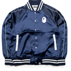 A Bathing Ape Nylon Varsity Jacket