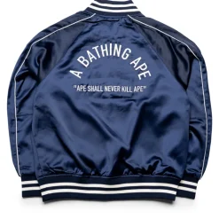 A Bathing Ape Nylon Varsity Jacket