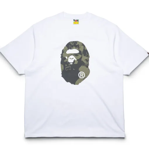 A Bathing Ape Shark Seijin Ape Head Tee
