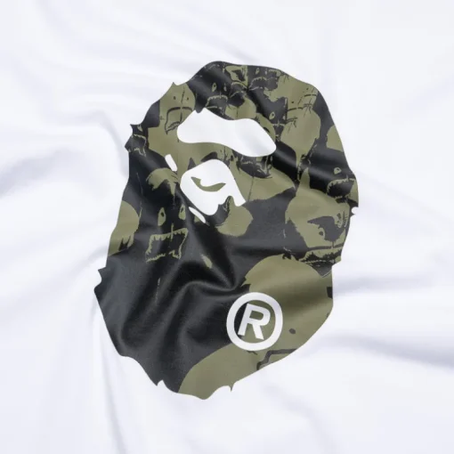 A Bathing Ape Shark Seijin Ape Head Tee