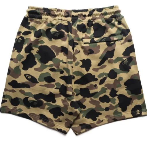 A Bathing Ape 1st Camo Jacquard One Point Sweat Shorts