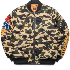 A Bathing Ape 1st Camo Shark MA-1 Jacket