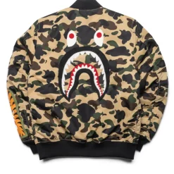A Bathing Ape 1st Camo Shark MA-1 Jacket