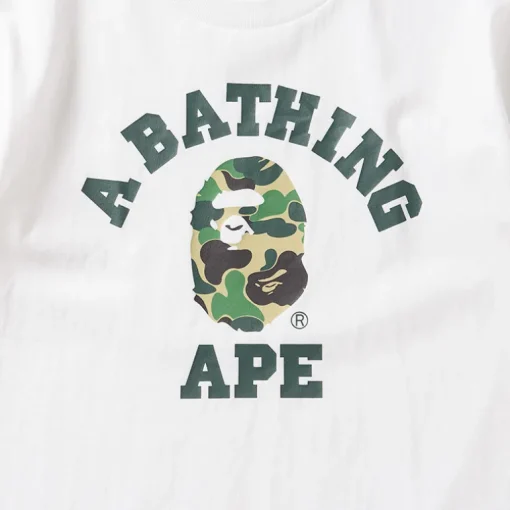 A Bathing Bape ABC Camo College Tee