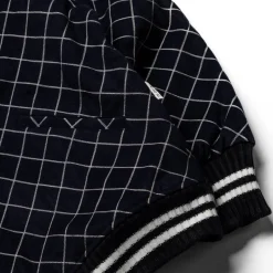 Advisory Board Crystals Diamond Quilted Varsity Jacket