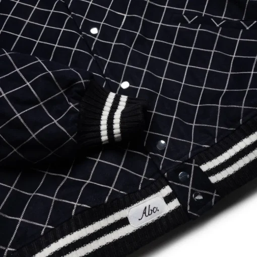 Advisory Board Crystals Diamond Quilted Varsity Jacket