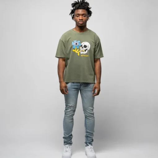 Alchemist Floral Skull Tee