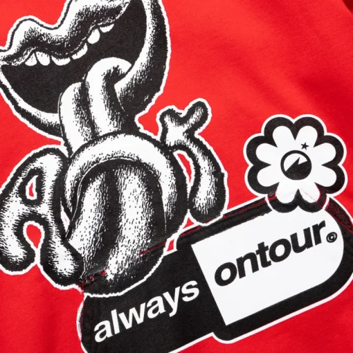 Always On Tour Lips Hoodie