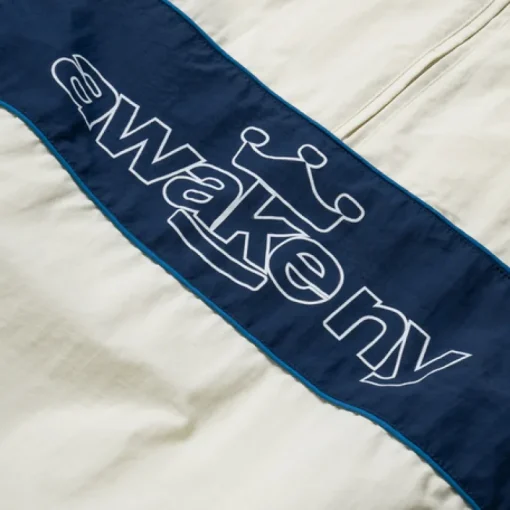 Awake NY Crown Logo Nylon Quarter Zip