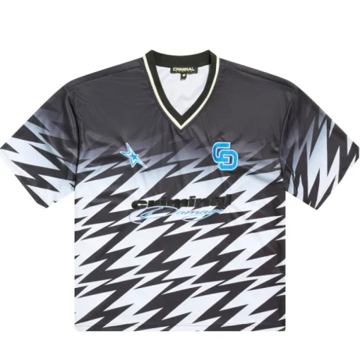 Criminal Damage Lightning V Neck Jersey