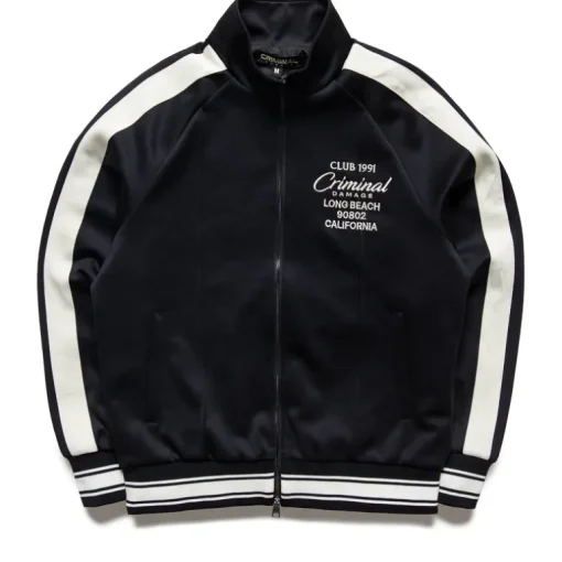 Criminal Damage Pin Tuck Track Top