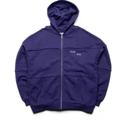 Flaneur Cut & Sew Zip Up Hoodie