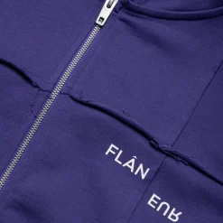 Flaneur Cut & Sew Zip Up Hoodie