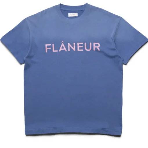 Flaneur Washed Puffed Logo Tee