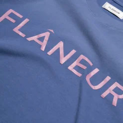 Flaneur Washed Puffed Logo Tee