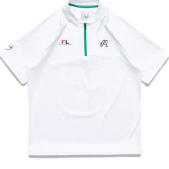 Futura Laboratories x Malbon Golf Zip Raglan Blade Polo