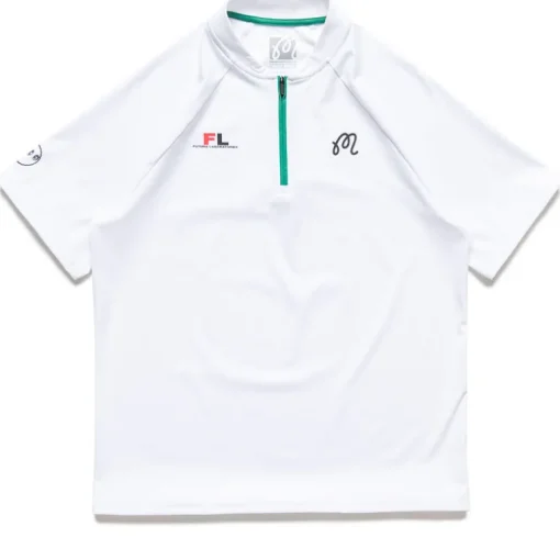Futura Laboratories x Malbon Golf Zip Raglan Blade Polo